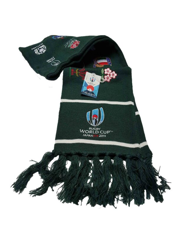 Germany Rugby Scarf Scarf Rugby World Cup 2019 All Nations Embroidered Green - Official ...