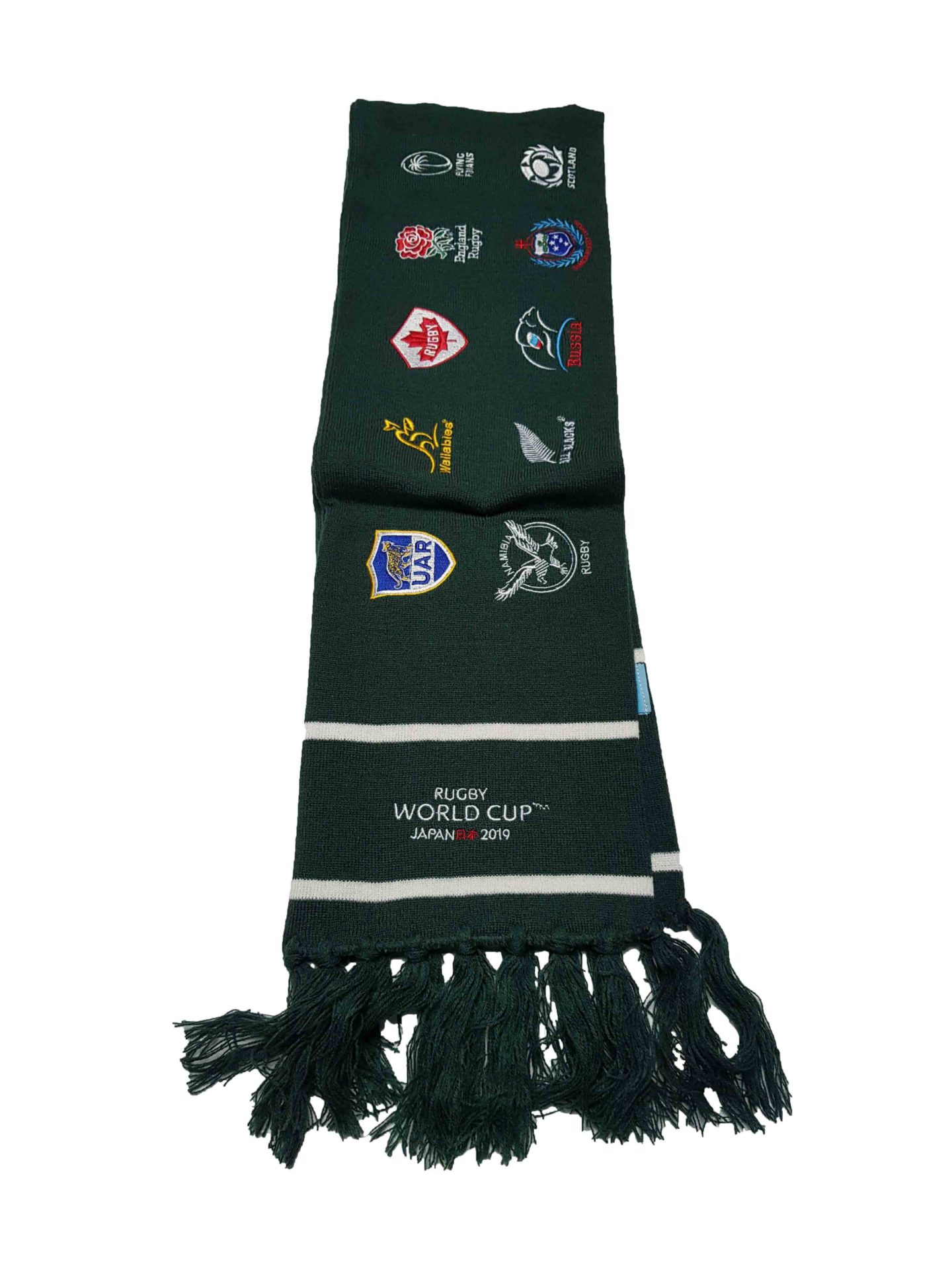 Germany Rugby Scarf Scarf Rugby World Cup 2019 All Nations Embroidered Green - Official ...