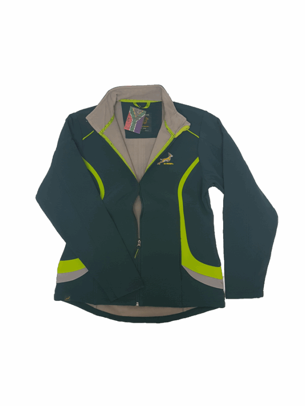 Jacket Ladies Springbok Soft Shell Grn - Official Merchandise